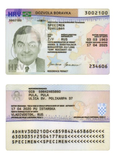 Permis de séjour en Croatie